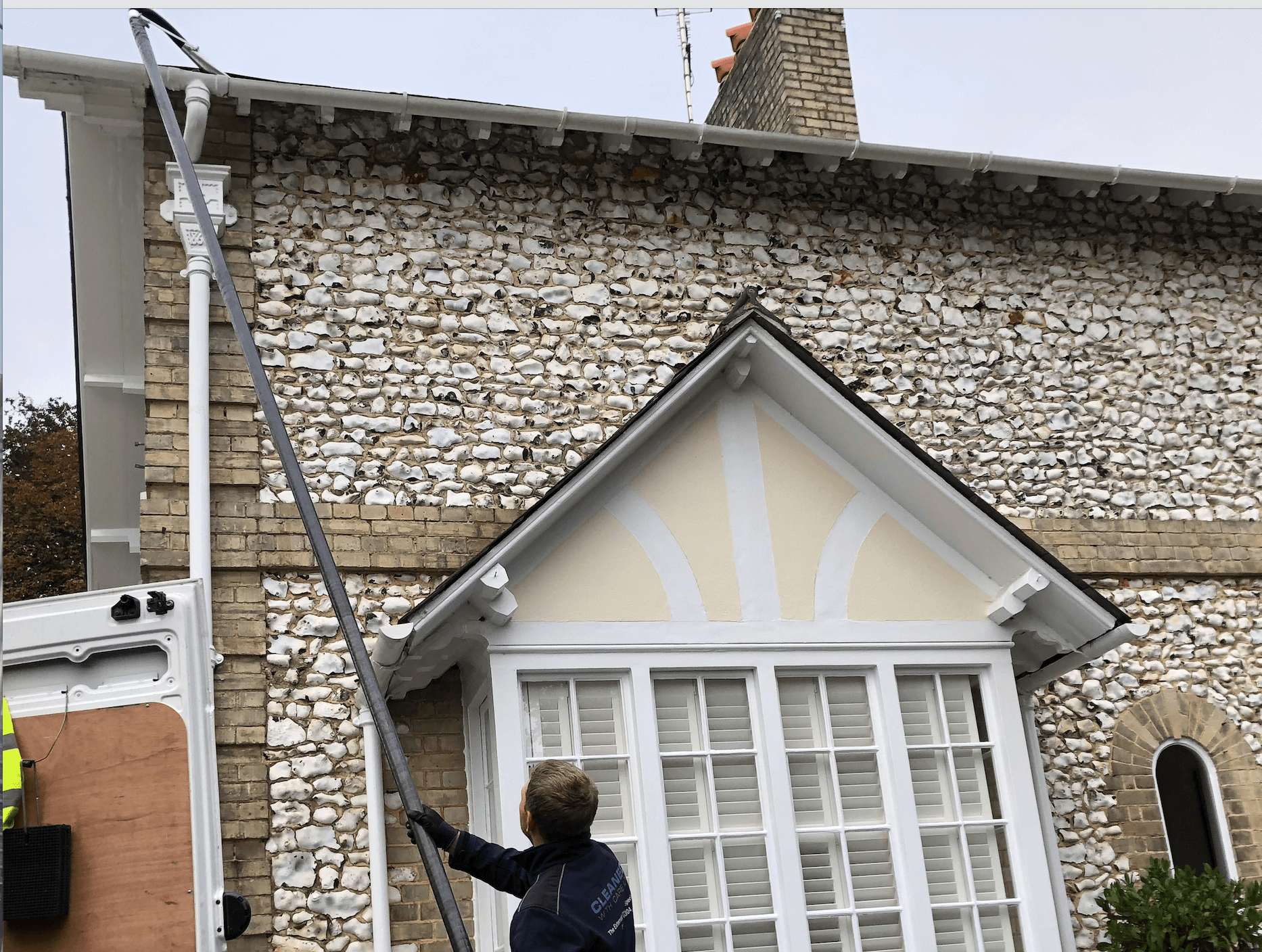 Professional gutter cleaning tools and equipment used by The Roof Moss Cleaners in Shefford